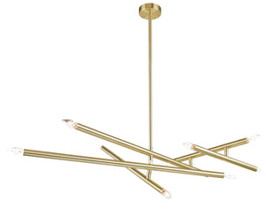 Bethel Brass Chandelier in Metal