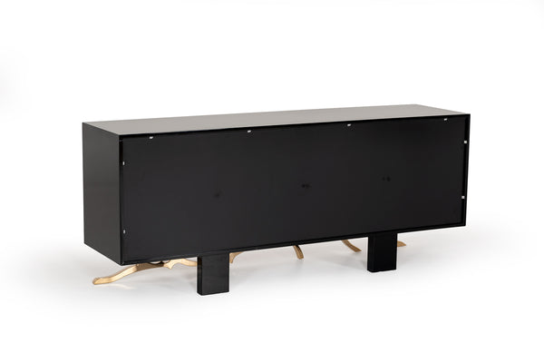 VIG Furniture Modrest Legend Modern Black & Gold Buffet VGVCG8111-BLK
