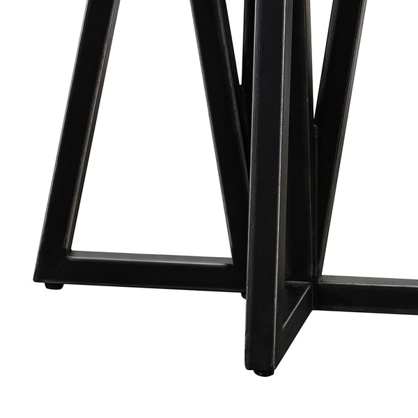 VIG Furniture Modrest Richmond Modern Concrete & Black Metal End Table VGLBLENO-LT50-01