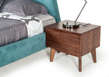 VIG Furniture Modrest Lewis Mid-Century Modern Walnut Nightstand VGMABR-36-NS