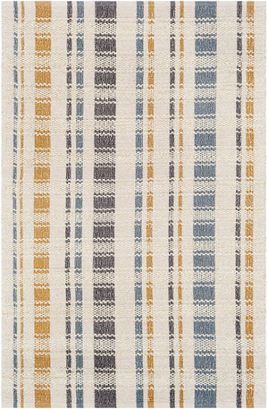 Lexington LEX-2314 Cottage Jute, Cotton Rug LEX2314-576 Beige, Camel, Black, Dark Blue 80% Jute, 20% Cotton 5' x 7'6"