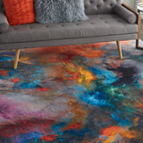 Nourison Le Reve LER03 Artistic Machine Made Tufted Indoor only Area Rug Multicolor 7'9" x 9'9" 99446494351