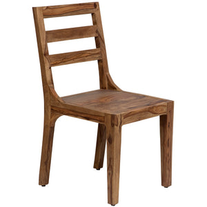 Porter Designs Urban Solid Sheesham Wood Contemporary Dining Chair Brown 07-117-02-1128-1