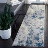 Lagoon 500 Lagoon 522 Contemporary Power Loomed 60% Polypropylene 40% Polyester Rug Grey / Turquoise