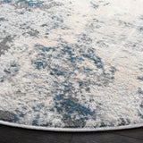 Lagoon 500 Lagoon 522 Contemporary Power Loomed 60% Polypropylene 40% Polyester Rug Grey / Turquoise