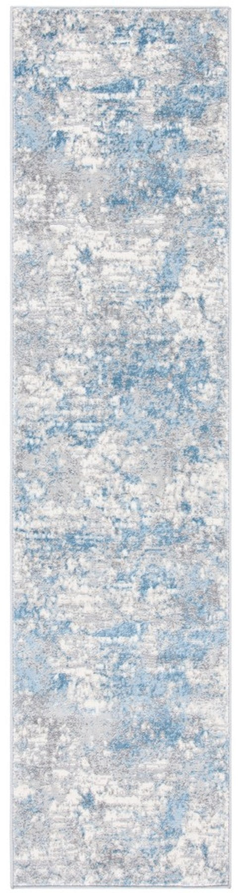 Lagoon 500 Lagoon 570 Contemporary Power Loomed 60% Polypropylene 40% Polyester Rug Ivory / Blue