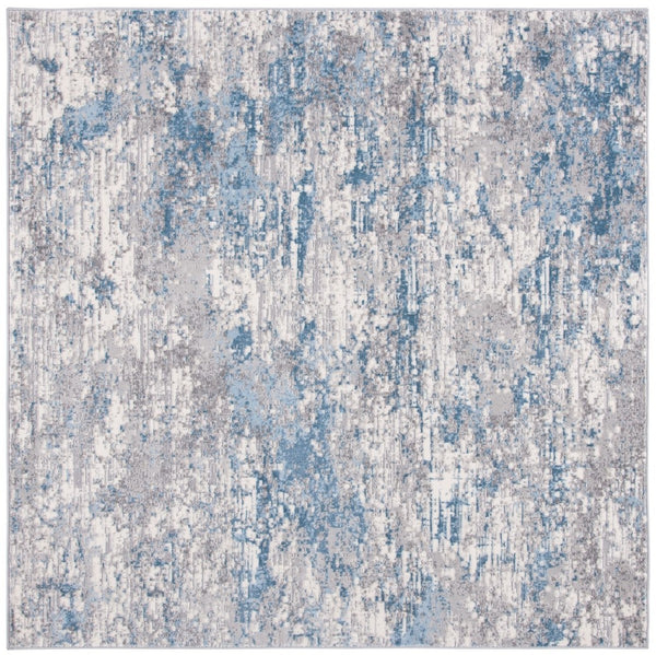 Lagoon 500 Lagoon 570 Contemporary Power Loomed 60% Polypropylene 40% Polyester Rug Ivory / Blue