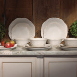 French Perle White™ 12-Piece Dinnerware Set