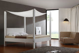 Eastern King Lias Modern Canopy Bed
