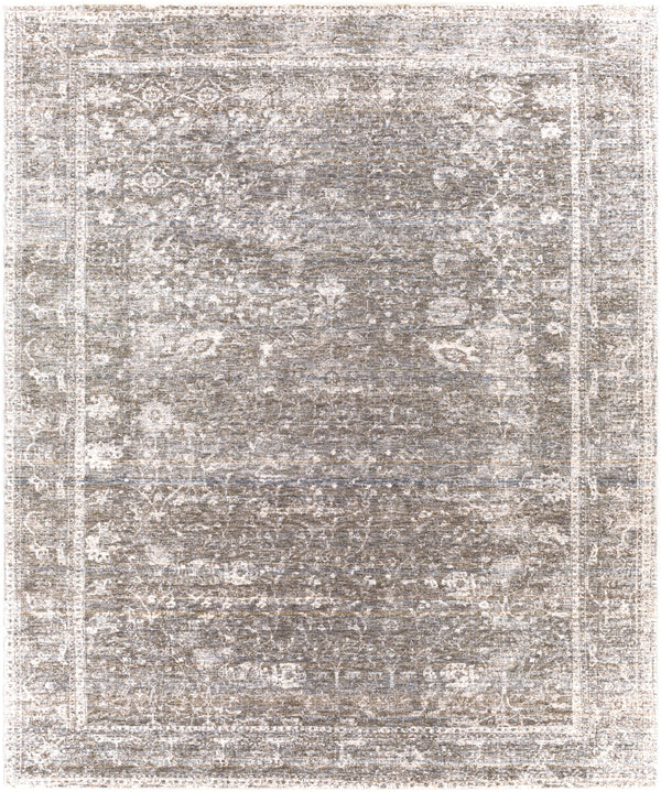 Lincoln LIC-2304 Traditional Polyester Rug LIC2304-710103 Dark Green, Navy, Denim, Sky Blue, Beige, White 100% Polyester 8' x 10'