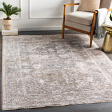 Lincoln LIC-2304 Traditional Polyester Rug LIC2304-9131 Dark Green, Navy, Denim, Sky Blue, Beige, White 100% Polyester 9' x 13'1"