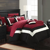 Duke Red King 10pc Non Kit Comforter