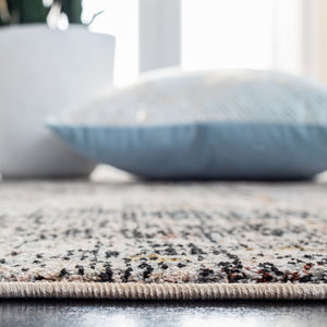 Limitee 700 Limitee 796 Transitional Power Loomed 70% Polyester, 30% Viscose Rug Grey / Beige