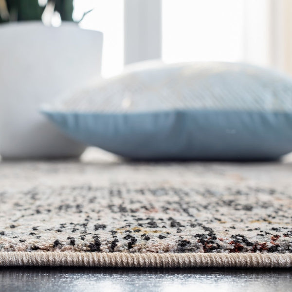 Limitee 700 Limitee 796 Transitional Power Loomed 70% Polyester, 30% Viscose Rug Grey / Beige