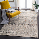 Limitee 700 Limitee 796 Transitional Power Loomed 70% Polyester, 30% Viscose Rug Grey / Beige