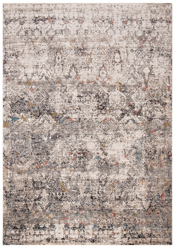 Limitee 700 Limitee 796 Transitional Power Loomed 70% Polyester, 30% Viscose Rug Grey / Beige