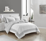 Gibson Grey Queen 9pc Comforter Set