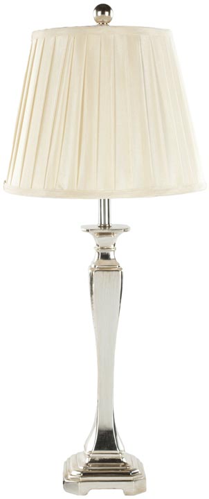 Safavieh - Set of 2 - Athena Table Lamp 27" Champagne Cream Gold Polyester Resin LIT4025A-SET2 683726519423