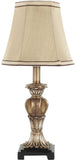 Safavieh - Set of 2 - Gabriella Lamp Mini Urn 17" Gold Beige Polyester Resin LIT4032A-SET2 683726661535