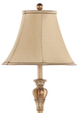 Safavieh Paola Floor Lamp 61" Gold Beige Polyester Resin Metal LIT4034A 683726461159