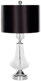 Table Lamp Clear Crackle Glass 25.5