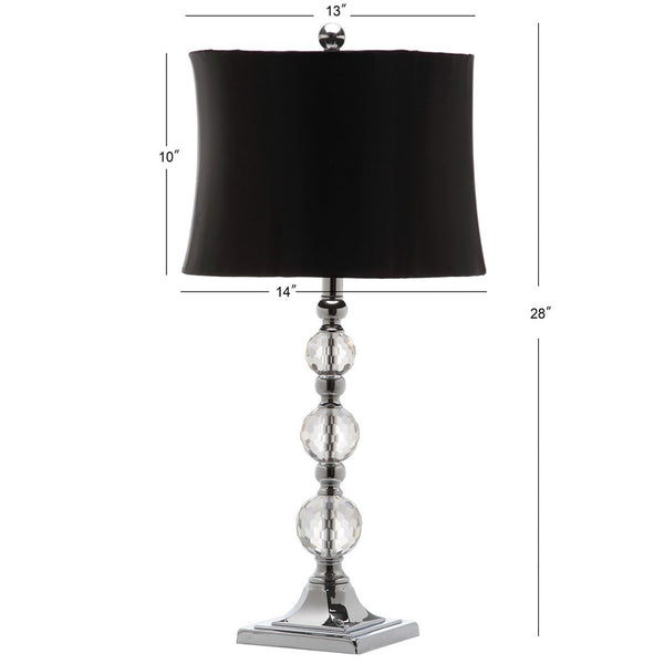Maeve 28-Inch H Crystal Ball Lamp