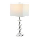 Deco Crystal, 28.5 Inch, Crystal, Table Lamp Set Of 2 W/ Usb Port - Set of 2