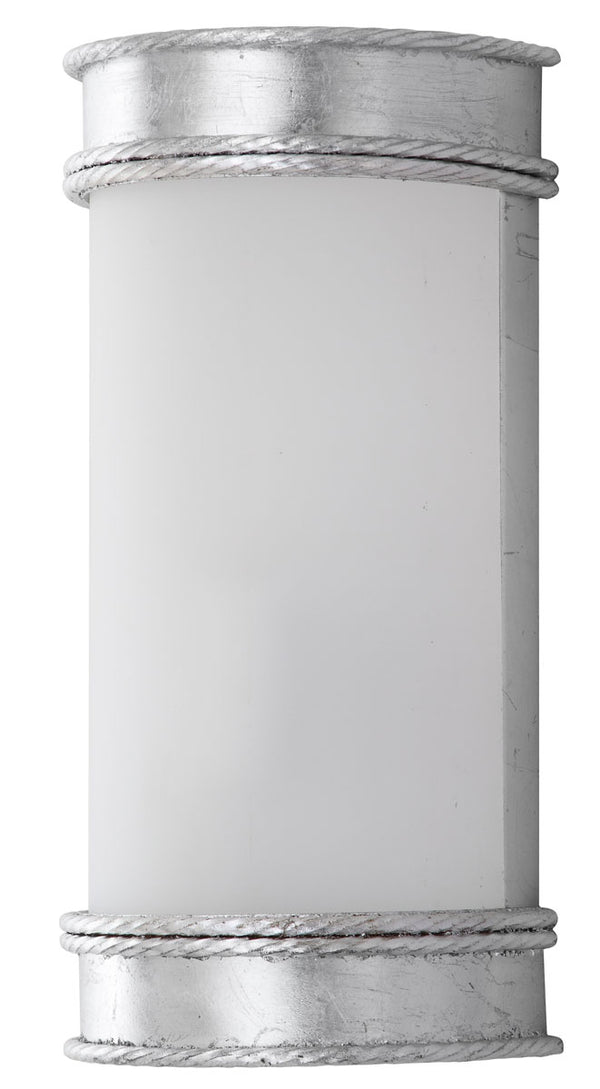 Safavieh - Set of 2 - Florence Wall Sconce 12" Silver White Acrylic Iron LIT4412B-SET2 889048119000