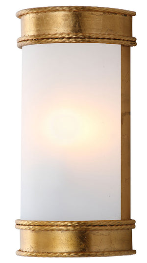 Safavieh - Set of 2 - Florence Wall Sconce 12" Gold White Acrylic Iron LIT4412C-SET2 889048119017