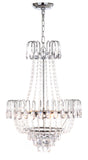 Safavieh Sonja Pendant 3 Light 18" Chrome Clear Acrylic Metal LIT4491A 889048179547