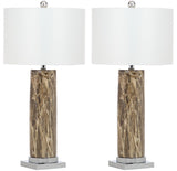 Sonia Faux Marble 31.25-Inch H Table Lamp