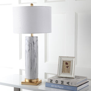 Sonia Faux Marble 31.25-Inch H Table Lamp