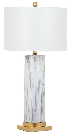 Sonia Faux Marble 31.25-Inch H Table Lamp