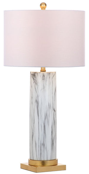 Sonia Faux Marble 31.25-Inch H Table Lamp