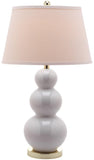 Pamela 28-Inch H Triple Gourd Ceramic Lamp