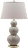 Pamela 28-Inch H Triple Gourd Ceramic Lamp