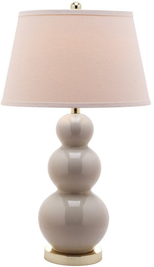 Pamela 28-Inch H Triple Gourd Ceramic Lamp