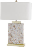Tory Table Lamp Shell 24.5