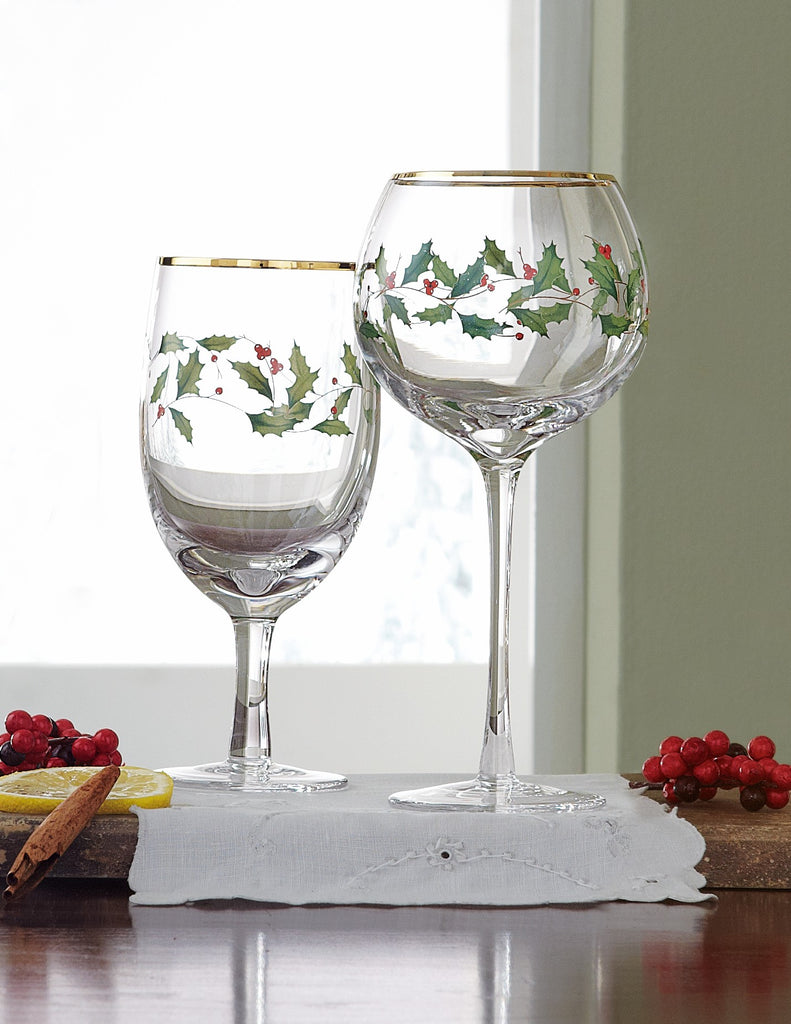 Lenox Debut Set of 4 Wine Glasses Elegant Statement Pieces 