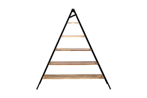 Porter Designs Arvada Solid Wood Contemporary Bookcase Natural 10-215-01-5291