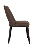 Porter Designs Prato Upholstered Transitional Dining Chair Brown 07-204C-02-683-1