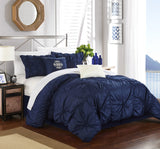 HALPERT NAVY QUEEN 6PC COMFORTER SET