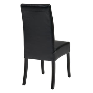 Valencia Bonded Leather Dining Chair Set of 2 - Stylish, Modern Design for Any Dining Room Decor