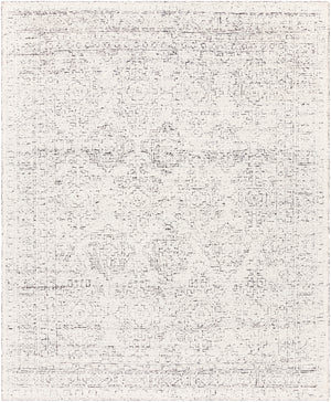 Bella LLB-2302 Traditional Viscose Rug LLB2302-810 Black, White 100% Viscose 8' x 10'