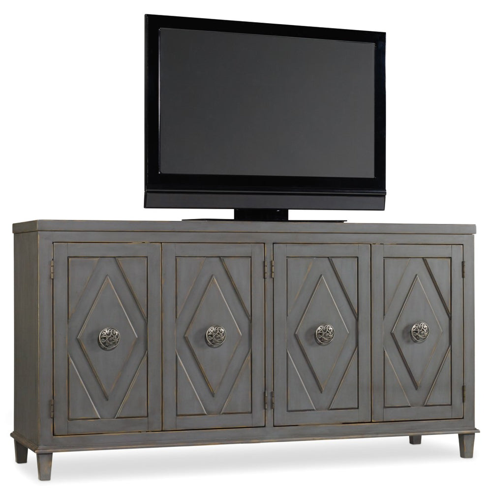 Hooker Furniture Melange Transitional Poplar and Hardwood Solids Raellen Console 638-85159