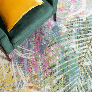 Safavieh Lillian 307 Power Loomed Polypropylene Contemporary Rug LLN307Y-9