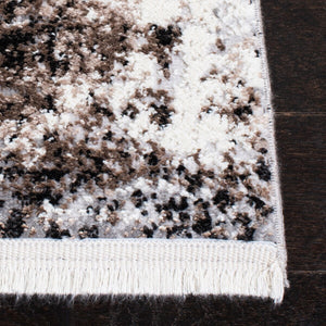 Lilypond 800 Lilypond 808 Contemporary Power Loomed 75% Polypropylene 25% Polyester Rug Ivory / Grey