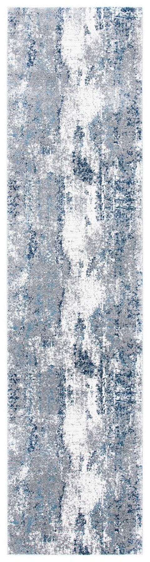 Lilypond 800 Lilypond 818 Contemporary Power Loomed 75% Polypropylene 25% Polyester Rug Grey / Blue