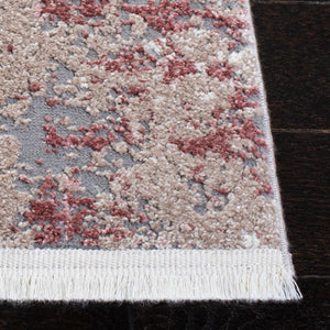 Lilypond 800 Lilypond 818 Contemporary Power Loomed 75% Polypropylene 25% Polyester Rug Rose / Ivory