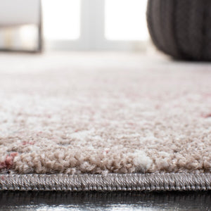 Lilypond 800 Lilypond 818 Contemporary Power Loomed 75% Polypropylene 25% Polyester Rug Rose / Ivory